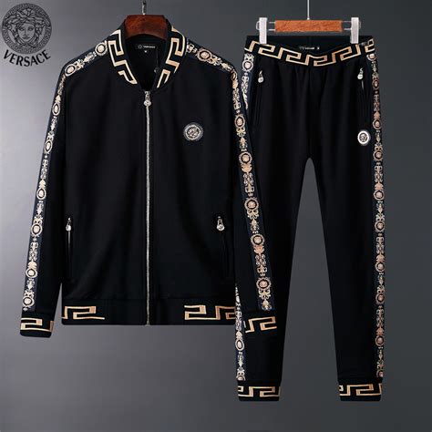 velvet tracksuit men's versace.